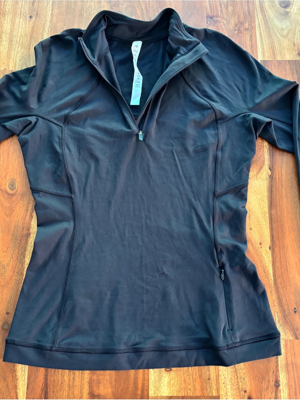 Lululemon Black Half Zip Pullover - Size 6